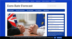 Desktop Screenshot of eurorateforecast.com